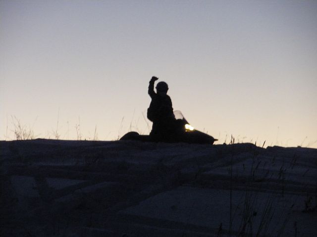 My son on his first sled trip and his birthday weekend!