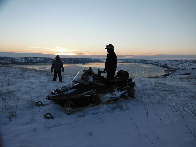 Scenic view of echo lake.