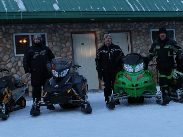 Getting ready for a day of riding