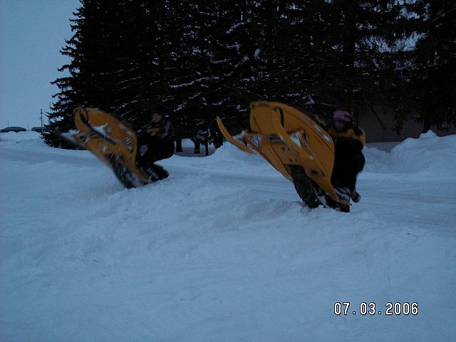 Learning how to tackle the jumps at an early age on mini z's