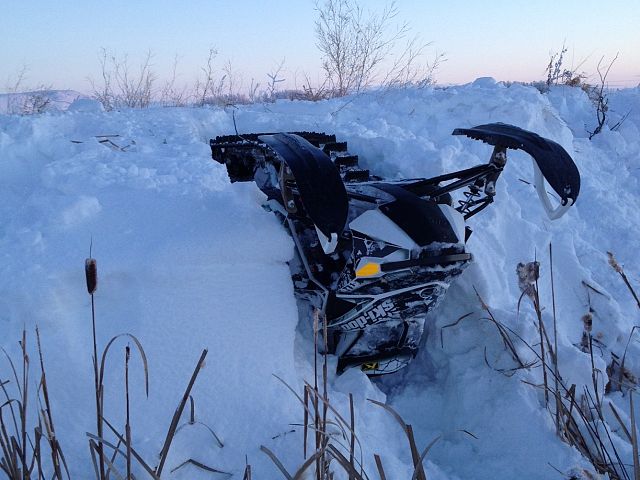 Pounding the drifts and checking carbides and track all at same time