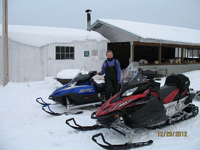 At Reserve warm up shelter. Gail Blommaert in picture.