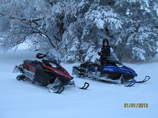 On a free ride in Zehner area.  Gail Blommaert in photo