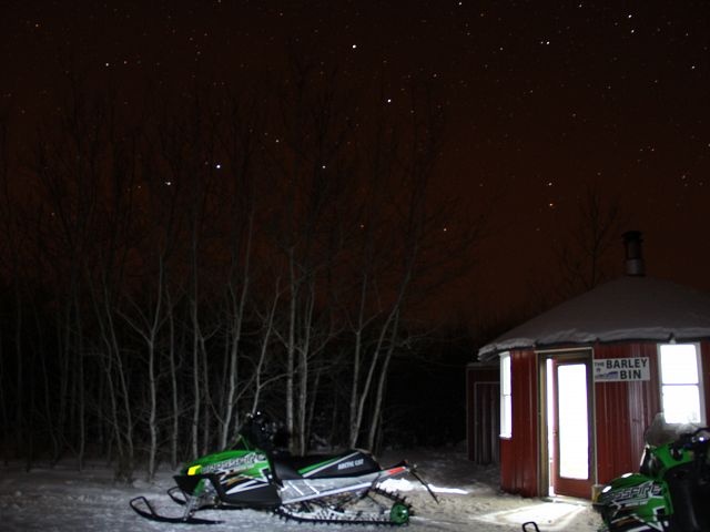 A beautiful -5 night ride.
