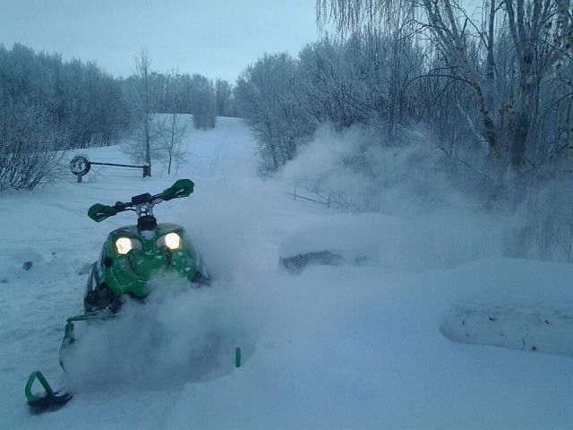 ready to go on a frosty morning. Lil 2 stroke smoke