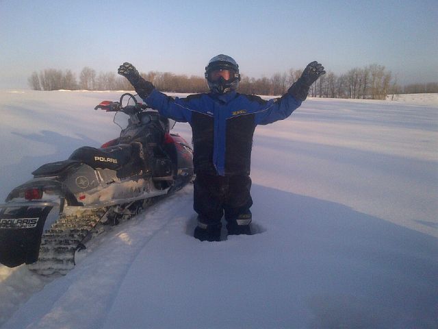 Lots of powder north of Bjorkdale Sask.