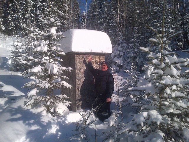 Tons of snow north of Mistatum