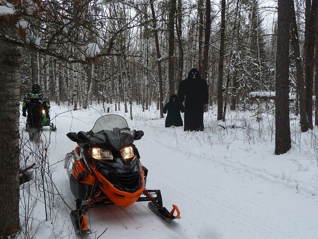 Big Foot sighting on the Mooswa Trails