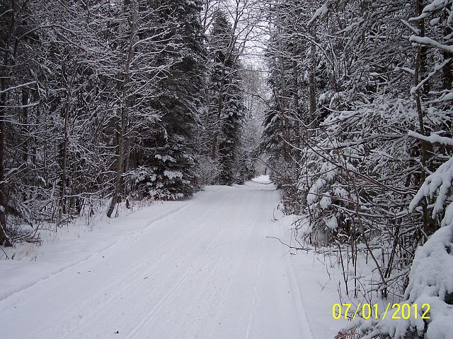 Freshly groomed trails .. Serenity