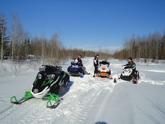 in the back country really!! 60Km north of Leoville Sk