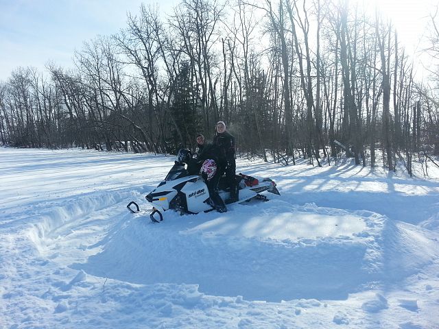 Good day riding in the prairie snow!