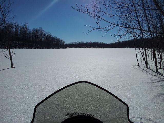 Snowmobile paradise in the Moose Mountains 