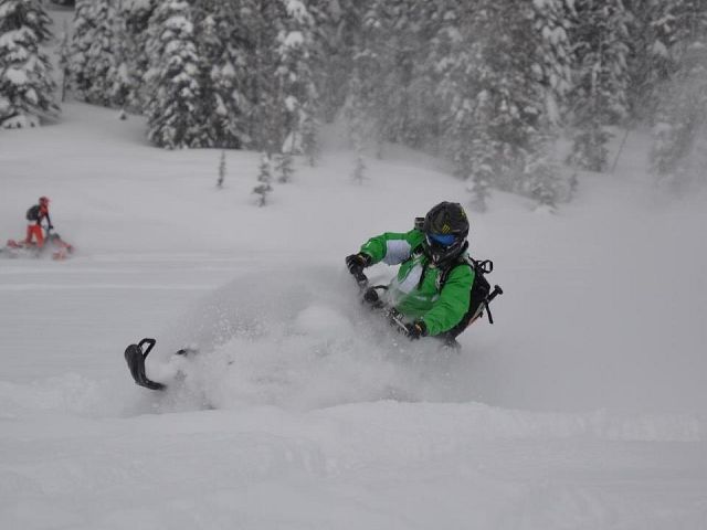 Having some fun on blue lake in BC 