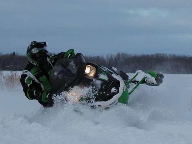 Playing in fresh powder