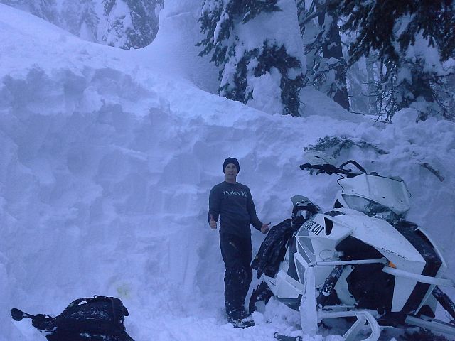 Got my sled out from being buried in a tree swell and no damage!!!!! Just drove it away!