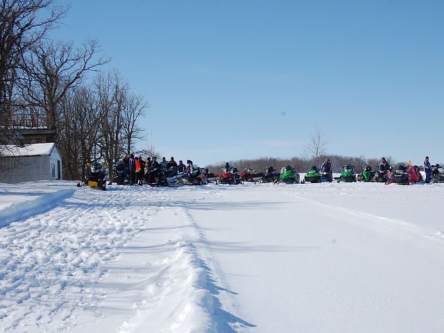 Deloraine group of Southwest Snowtrackers hosted a Family Fun day of visiting, a weiner roast and tobogganing. It was a beautiful sunny day!