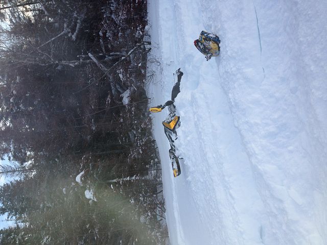 Stuck in some deep powder