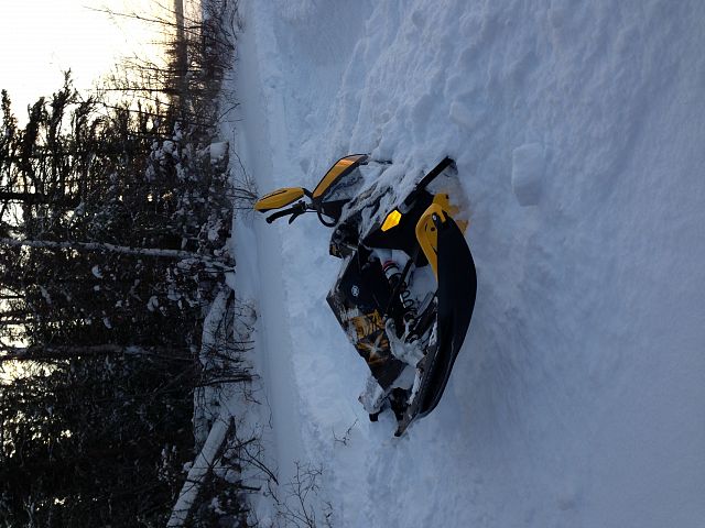 Stuck in some deep powder