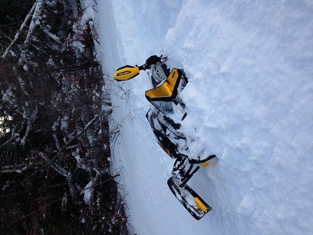 Stuck in some deep powder