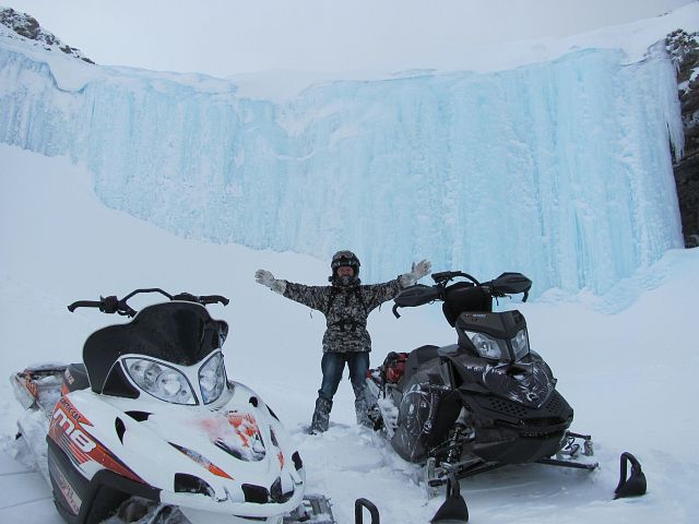 Near Nordegg, Alberta........Humming Birds Waterfalls.