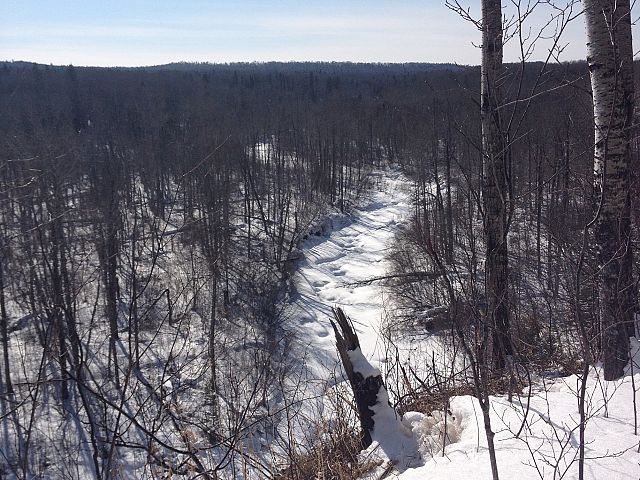 Be very careful...deep ravine, but so beautiful!!!