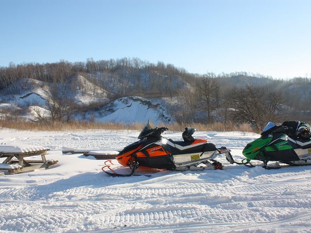 Here is the view from the shelter's fire pit.