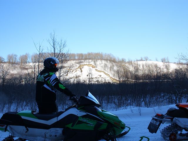 Loving this valley/canyon near Notre Dame. As we make our way back to St. Leon, the sun begins to set, giving us a different view on our return trip.