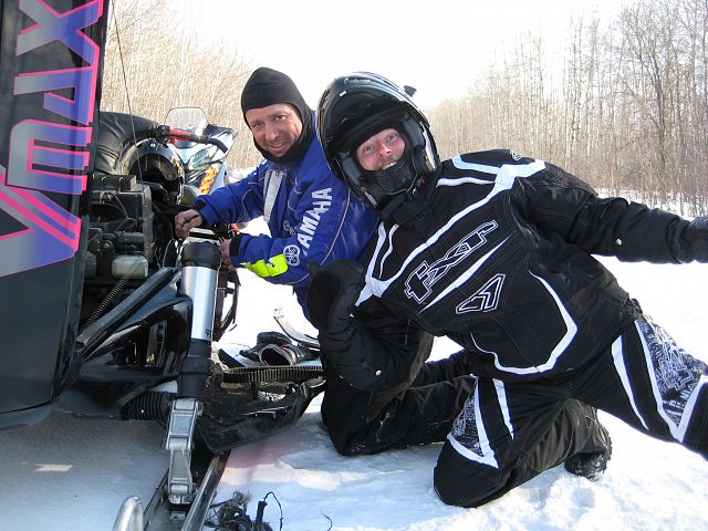 Replacing belt on a Yamaha V-Max