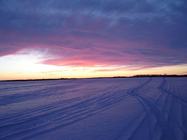 nothing like a Manitoba sunset during a great ride