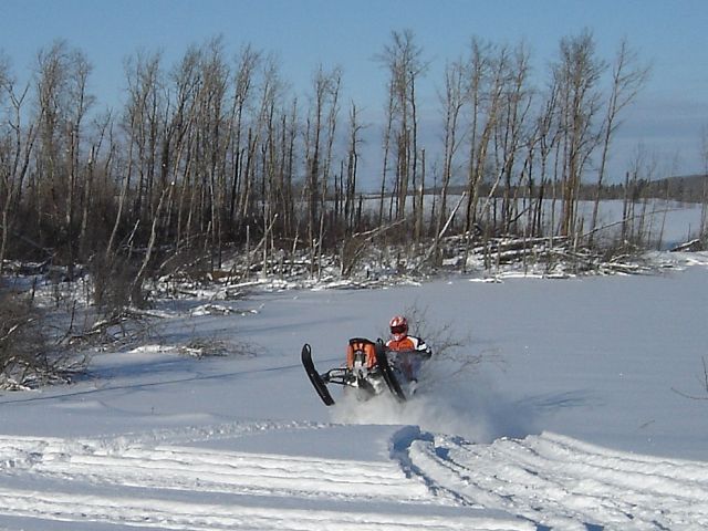 having fun on the Polaris 800 Pro-R