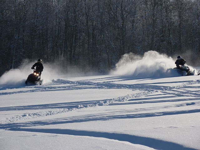 Near Greenwater Park at New Years. Snow was awesome.