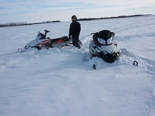 Near Indian Head after the first major snowfall of the year.