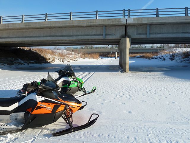Traveling under Hwy 59
