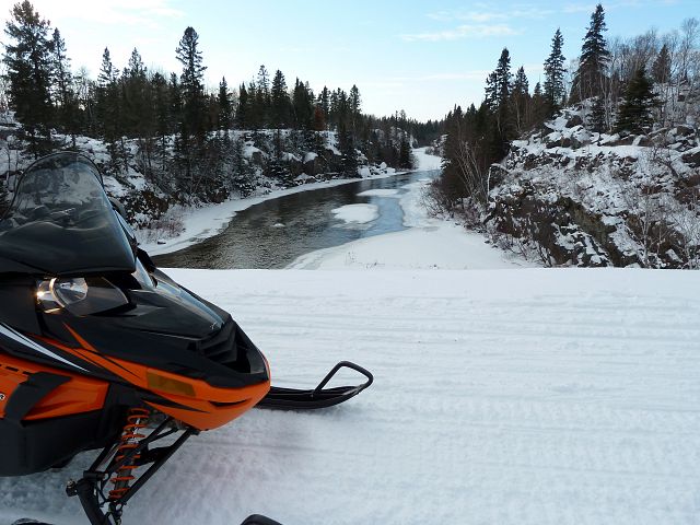 On the other side of town.