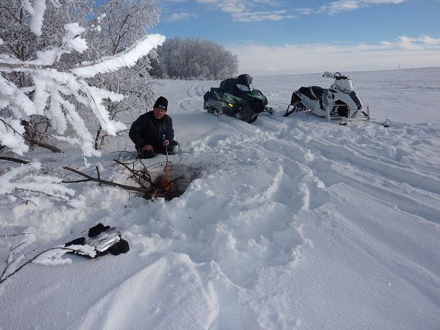 Stopped for lunch near Regina