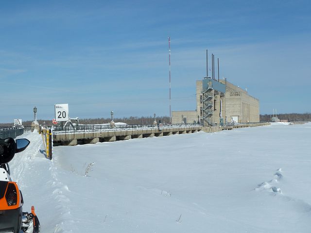 About to go over Seven Sisters Dam