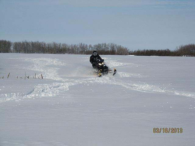 Who would have thought the snow would be this great the middle of March!