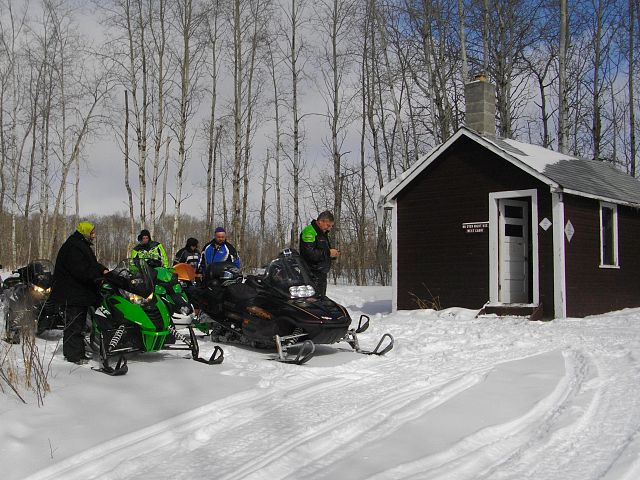 The Rangers cabin is a perfect spot to meet up with friends, and cook some hot dogs.