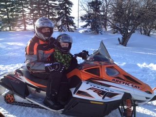 My nephew out for a ride