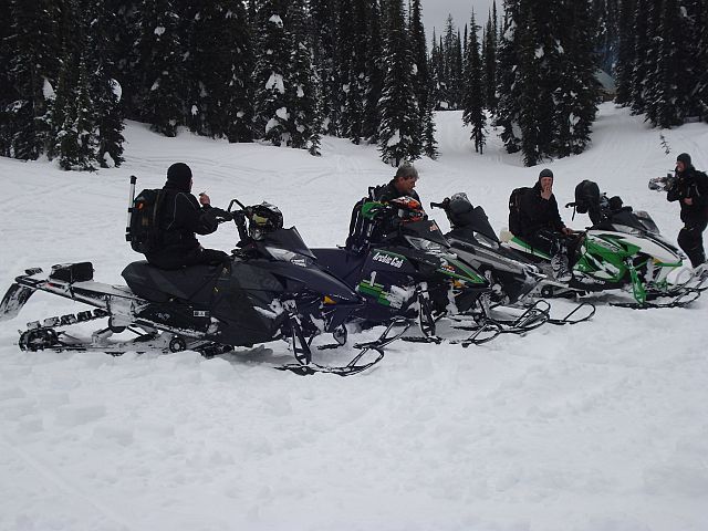 Parked having a drink and a bite to eat. 