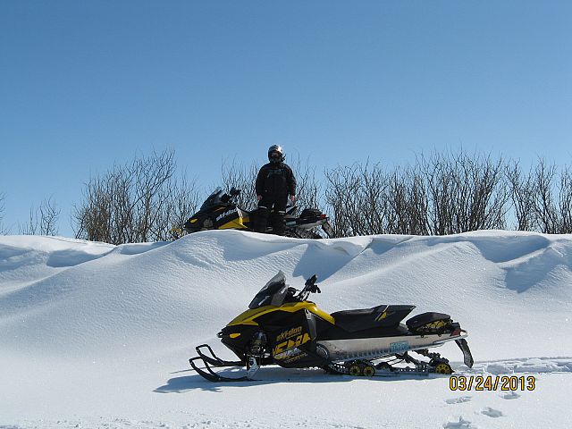 Banks created from our Spring Storm
