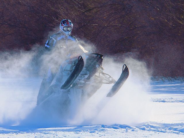 stirring up the snow