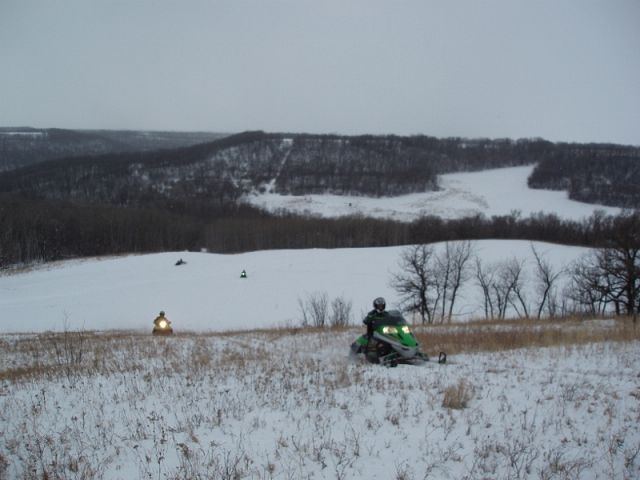 Having fun in the hills