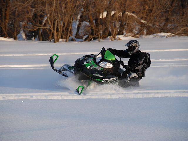 Great snow conditions in the river hills!