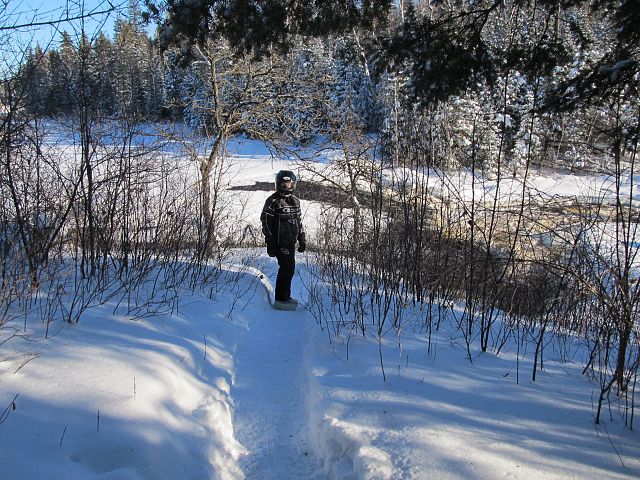 Scenic spot along trail