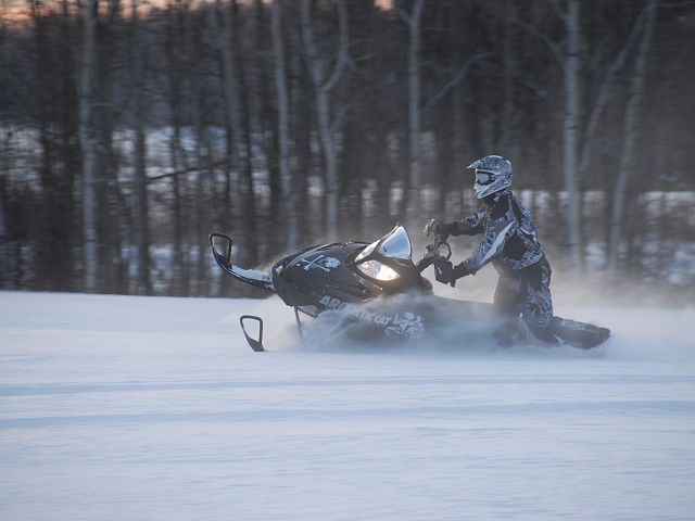 Field of fresh powder.