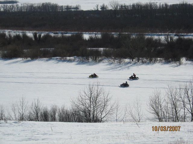racing on the North Sask