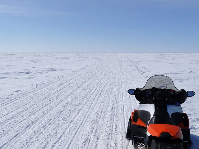 The lake trails are amazingly smooth this season.