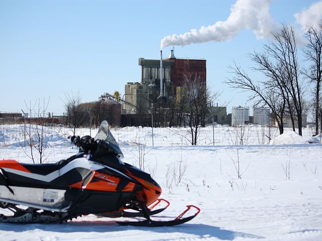 Passing by the distillery