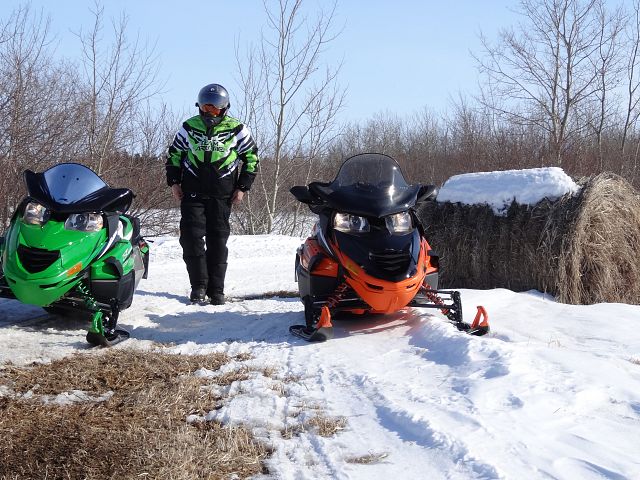 The trails are beginning to deteriorate is some areas.